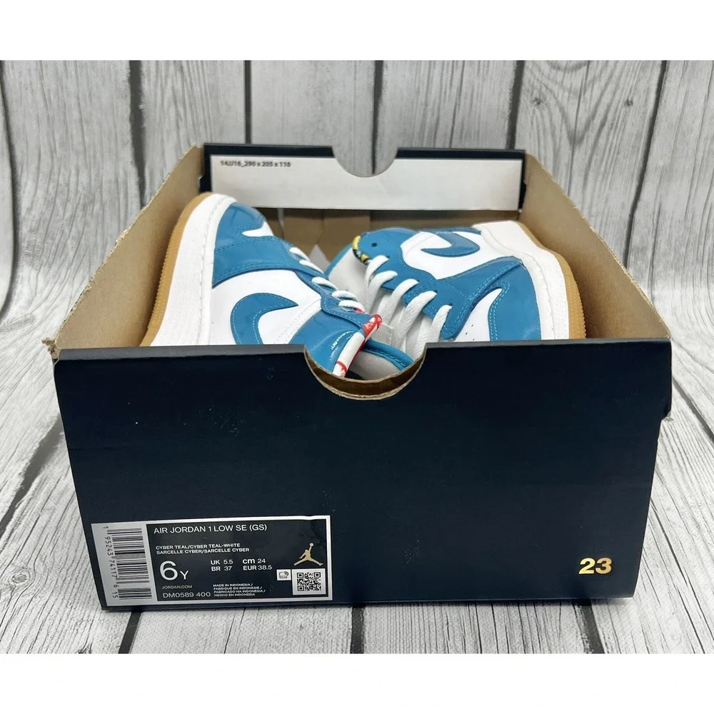 Size‎ 6y - Nike Air Jordan 1 Low SE GS Barcelona DM0589 400